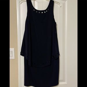 Dark Navy Evening Dress